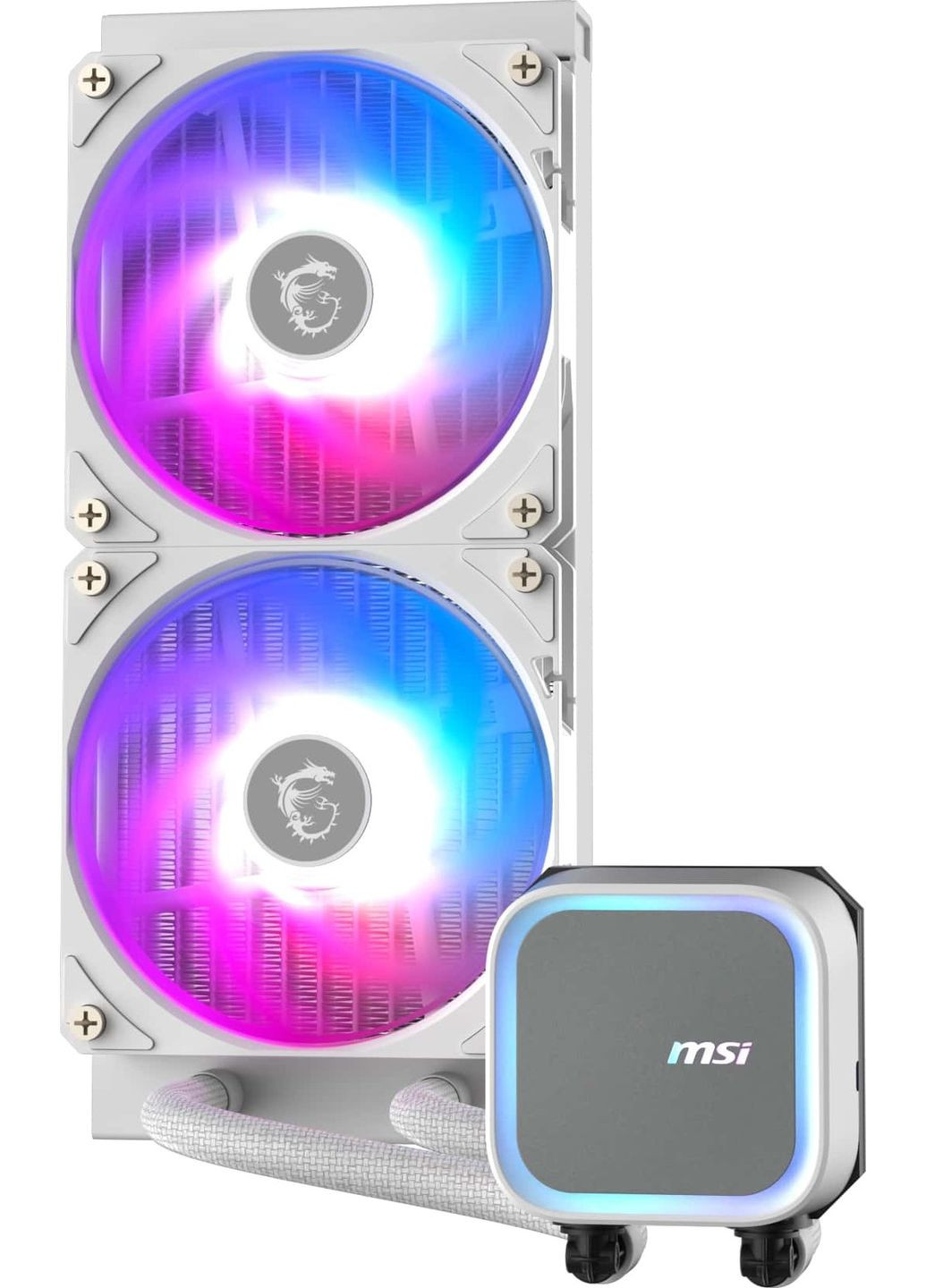 Система водяного охлаждения MAG CoreLiquid A13 240 WH MSI (336956631)