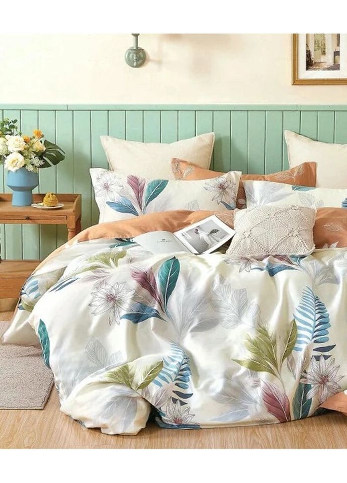 Постільна білизна сімейна Ранфорс 22195-S 210х143х2 см Viluta (327792112)