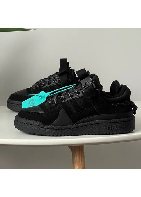 Кросівки жіночі і чоловічі Adidas Forum “Back To School” x Bad Bunny | Адідас Форум Бед Банні чорні No Brand чорні демісезони (354700431)