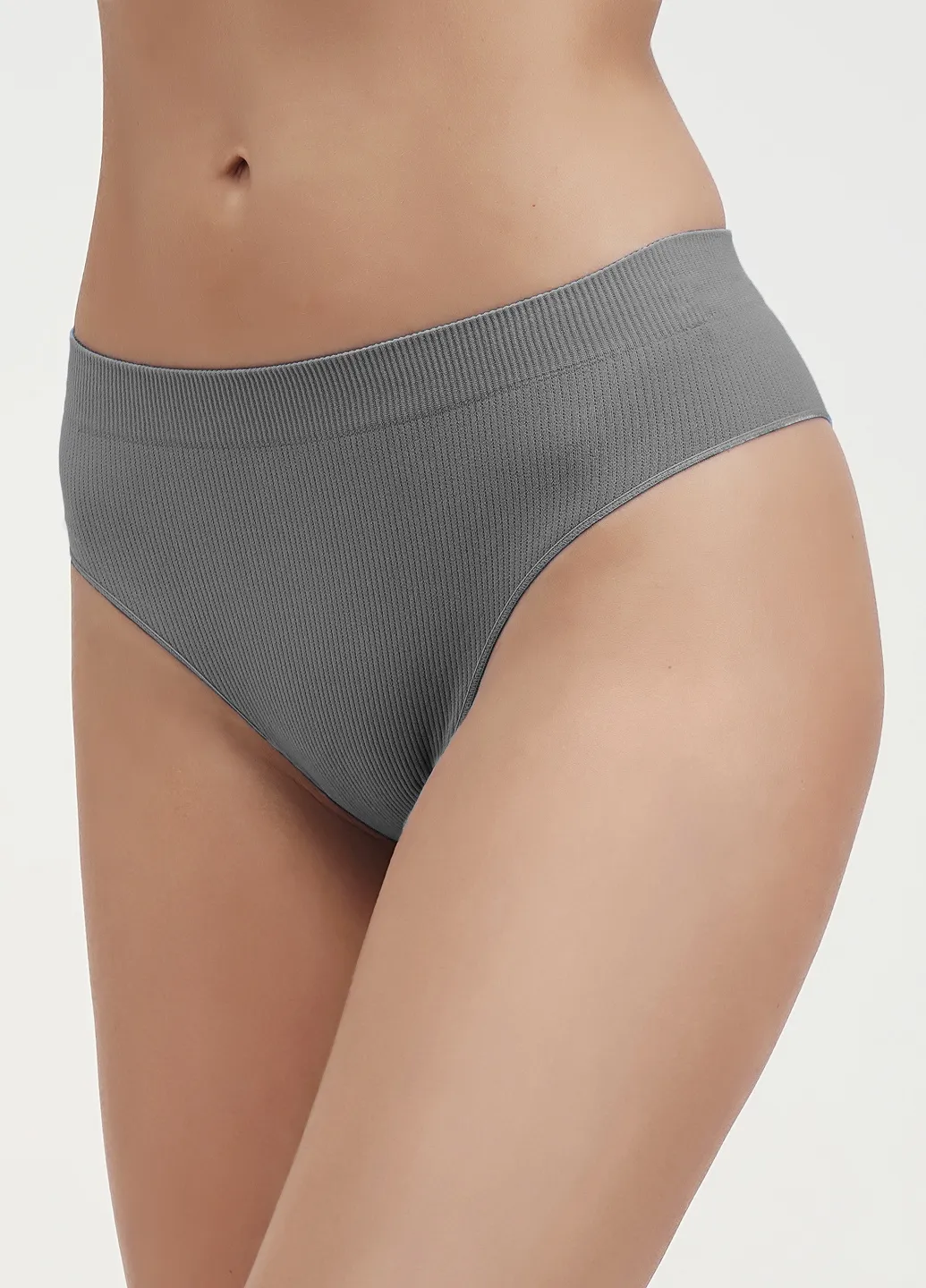 Трусики-бразиліана в рубчик Brasilian briefs RIB Giulia Безшовна (408950326)