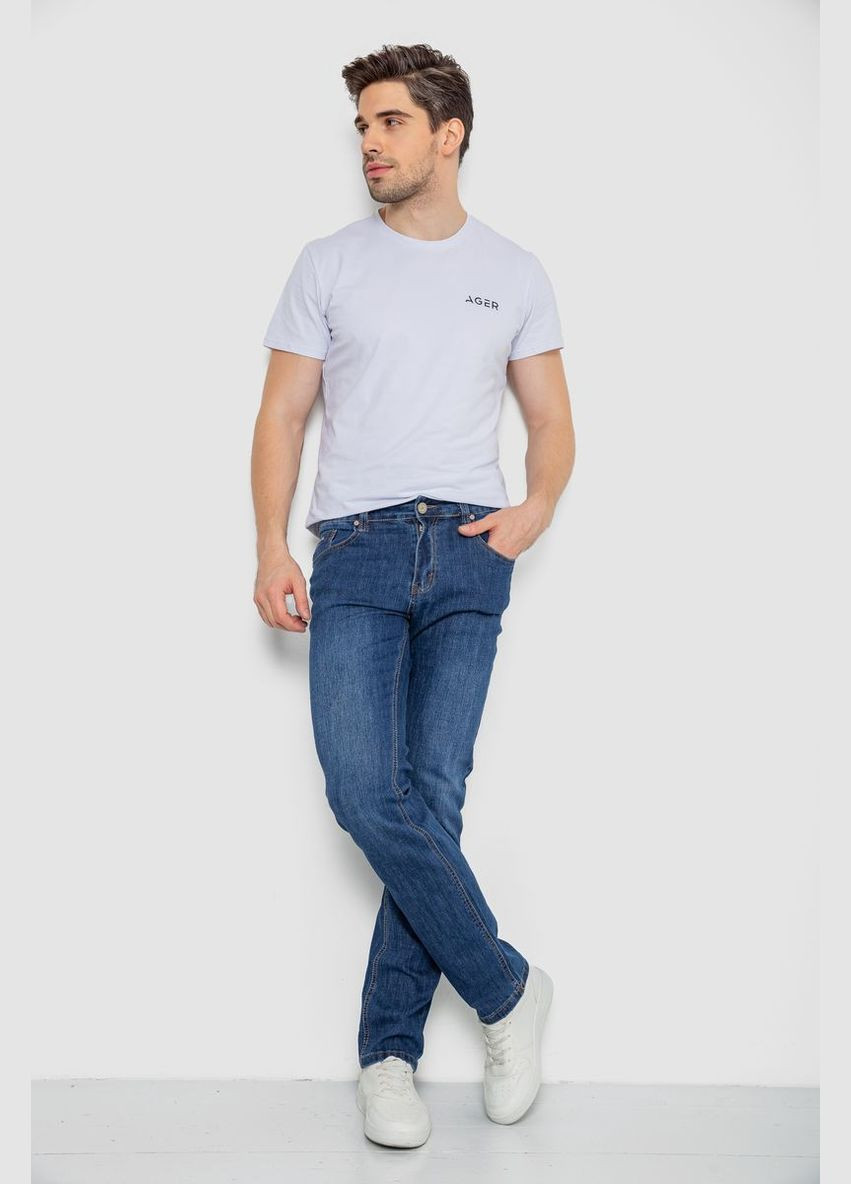 Синие демисезонные регюлар фит джинсы мужские Джинсы Sport Line