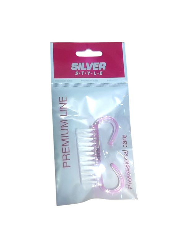 Щетка STK-81 для ногтей розовая 0814 Silver Style (356614003)