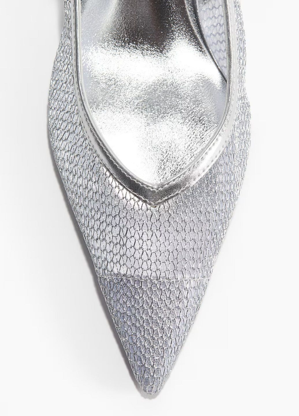 H&M Туфлі срібний з текстиль, швеція — демісезон (315519052)