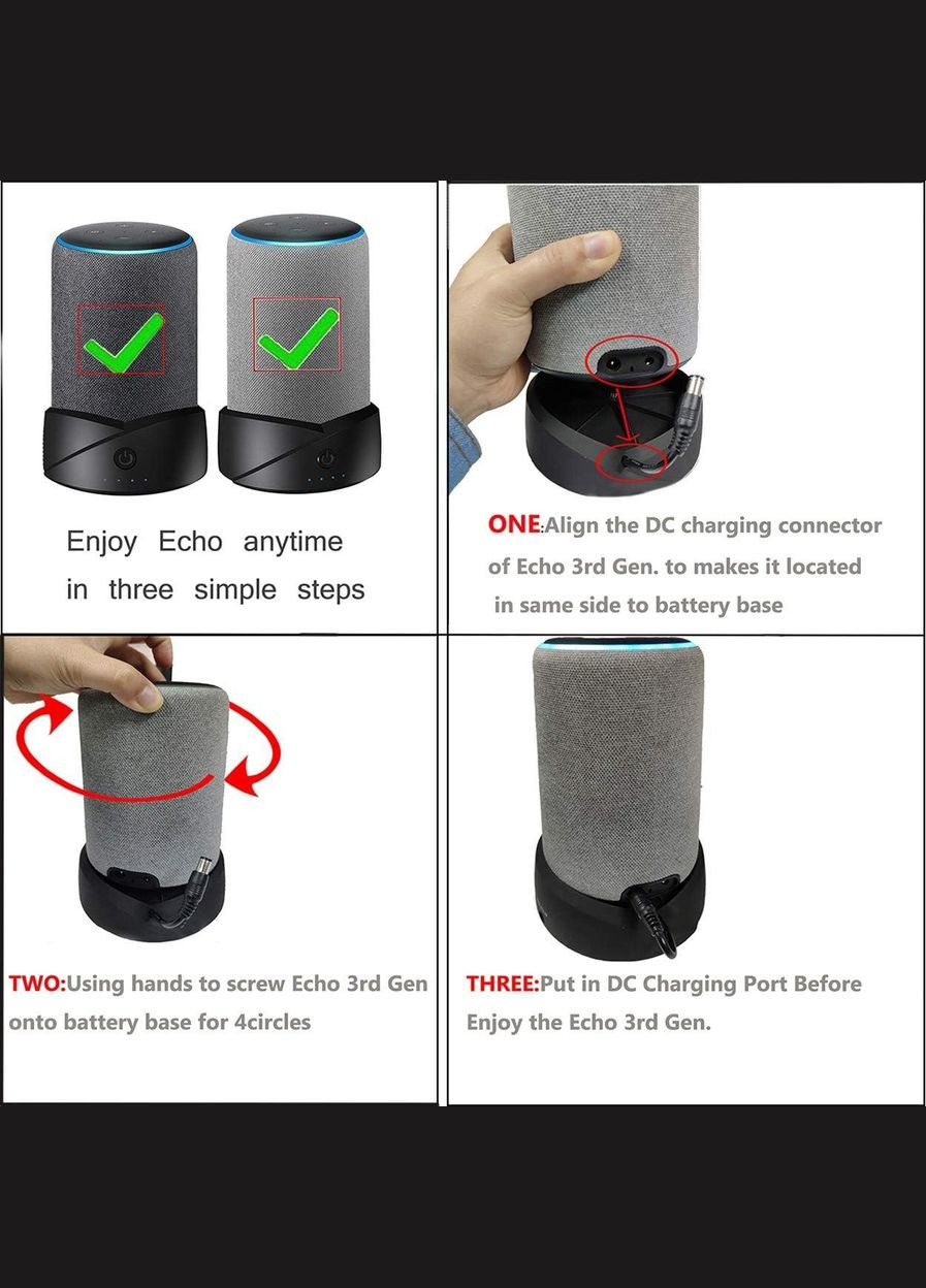 Сток Портативная аккумуляторная база Battery Base ECHO (316591403)