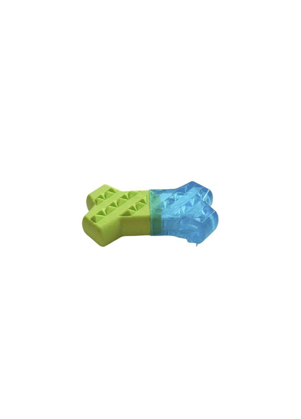 Игрушка GrizZzly охлаждающая для зубов Холодная кость 9680 синезелёная 13,5х7,5х3,8см AnimAll (278309043)