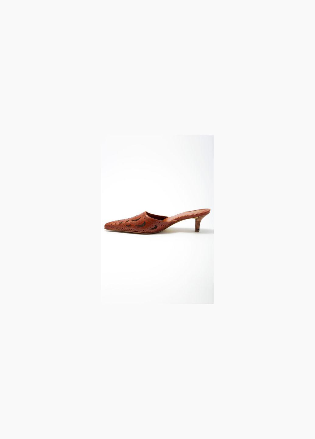 Жіночі туфлі на низькому підборі Темно-бежевий Fit Mix (276841336)