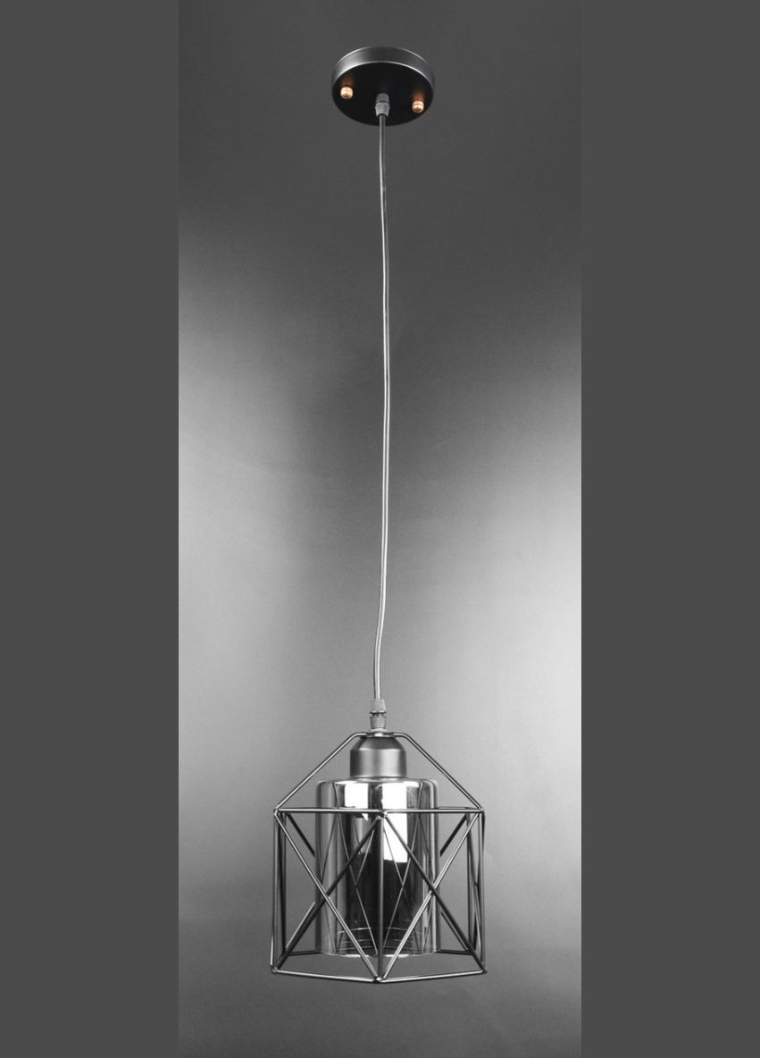 Люстра підвісна LOFT на 1 лампочку 25974 Чорний 25-100х16х19 см. Sunnysky (364490827)