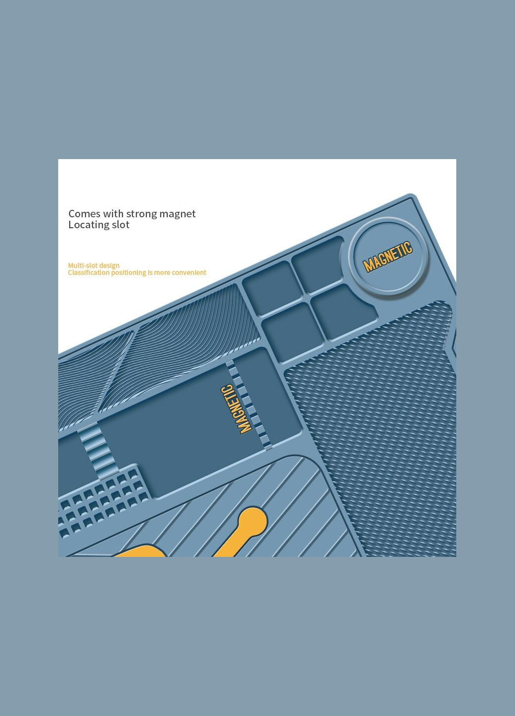 Килимок пластичний ПВХ Mechanic V70 для ремонту смартфонів, дронів, техніки / 515x365 мм / 120°C / Blue No Brand (322566834)