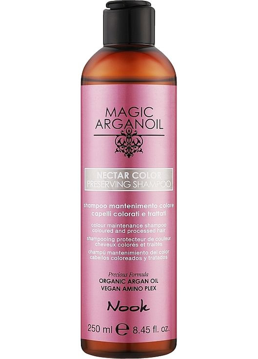 Шампунь для збереження кольору Magic Arganoil Nectar Color Preserving Shampoo 1000ml (1395149-21526629) Nook (368604024)