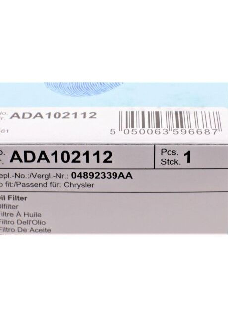 Фільтр масляний (вир-во ) ADA102112 Blue Print (345756013)