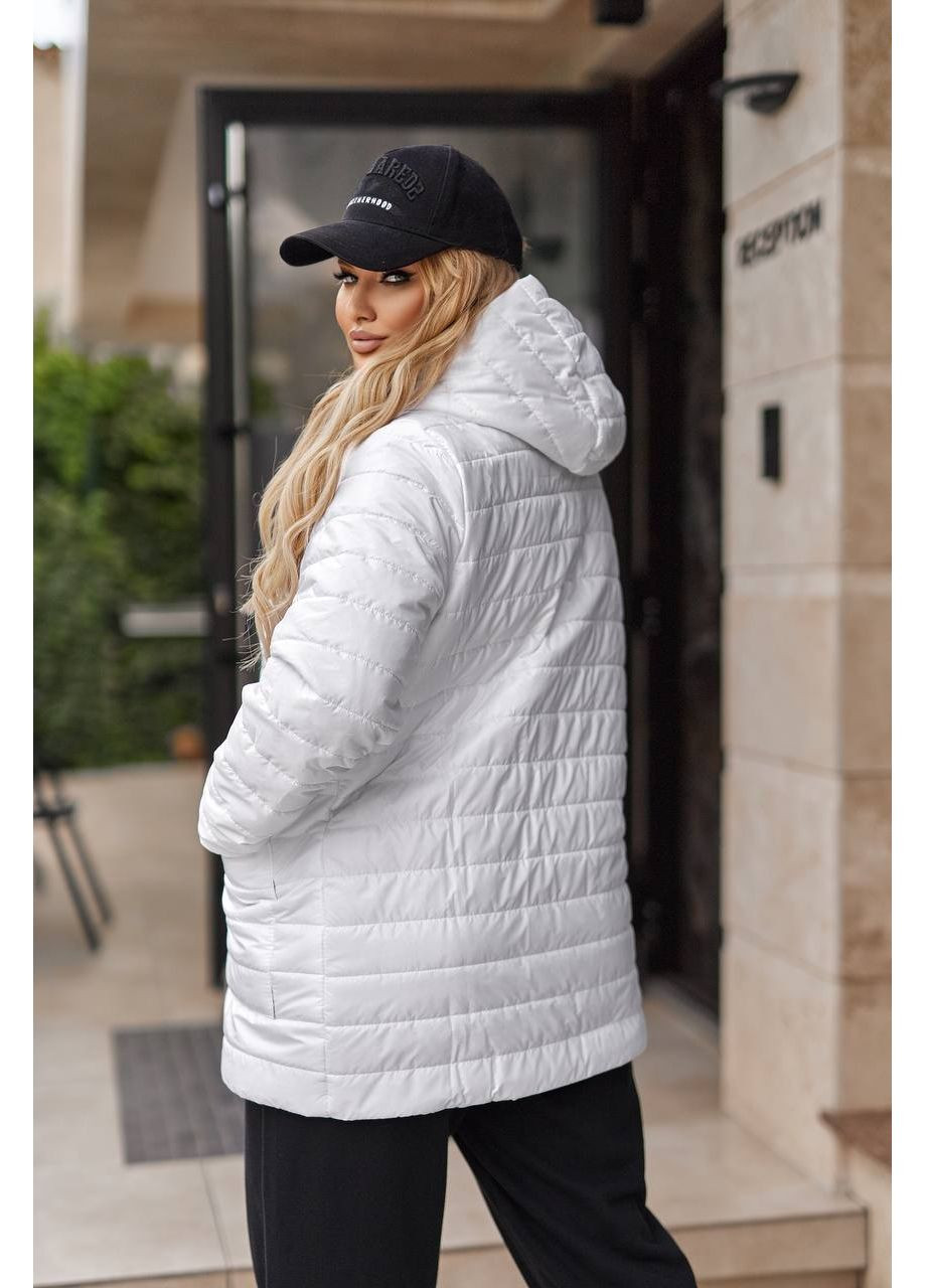 Белая куртка демисезона Fashion