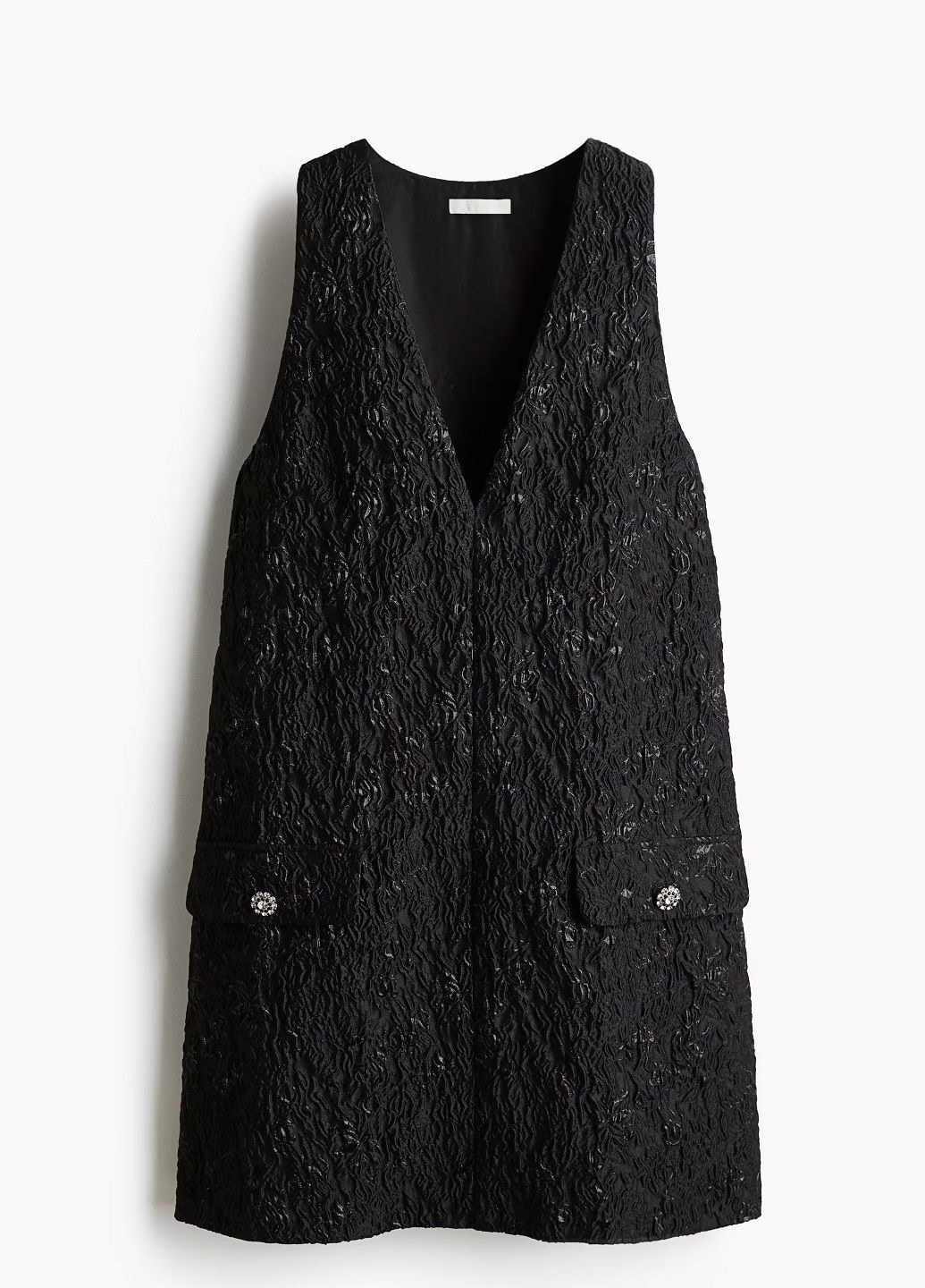 Черное праздничный платье H&M однотонное