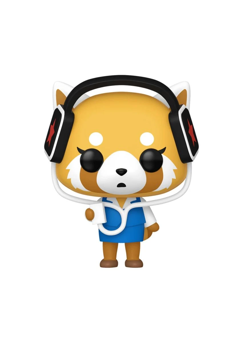 Ігрова фігурка Funko POP! Sanrio Агресивна Рецуко 9,6 см вінілова червона панда в навушниках No Brand Sanrio Aggressive Retsuko (400882028)