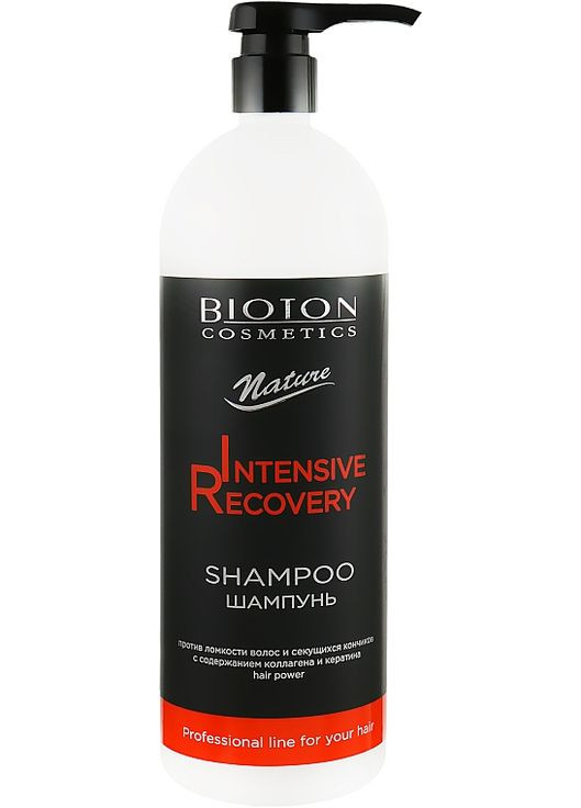 Шампунь для волосся Nature Professional Intensive Recovery Shampoo 1000ml (855031-98712) BIOTON COSMETICS (368627254)