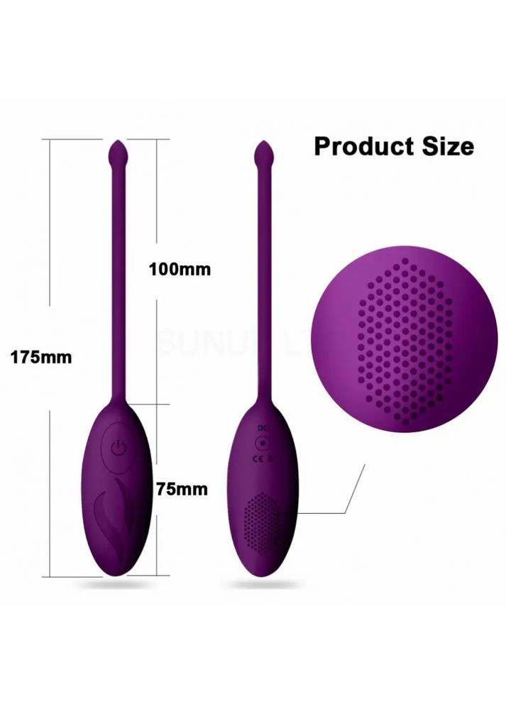 Віброяйце Jump Egg Lush вібратор на пульті з USB зарядкою під трусики для клітора Focus (303878676)