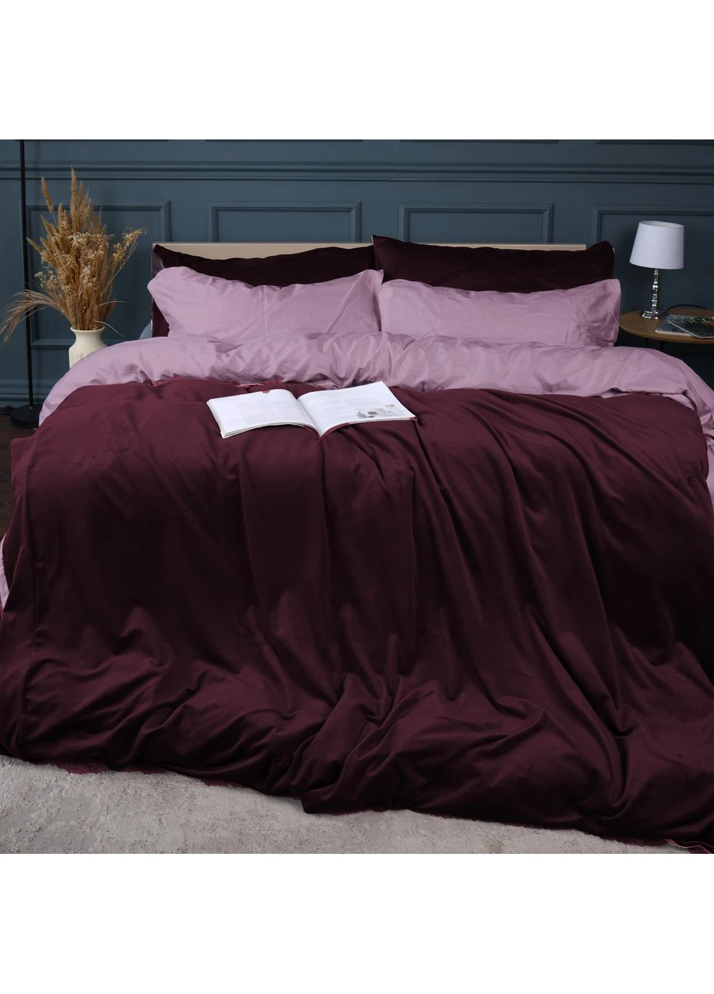 Комплект постільної білизни Велюр Winter Delicate 28-0061 Eucharis Євро Mirson (398966206)