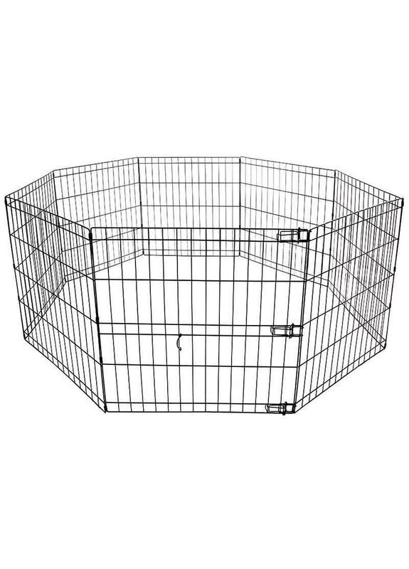 Стальной раскладной манеж для щенков и маленьких собак Foldable Puppy Pen М (8 x (61x76)) см (6953182727439) M-Pets (327391875)
