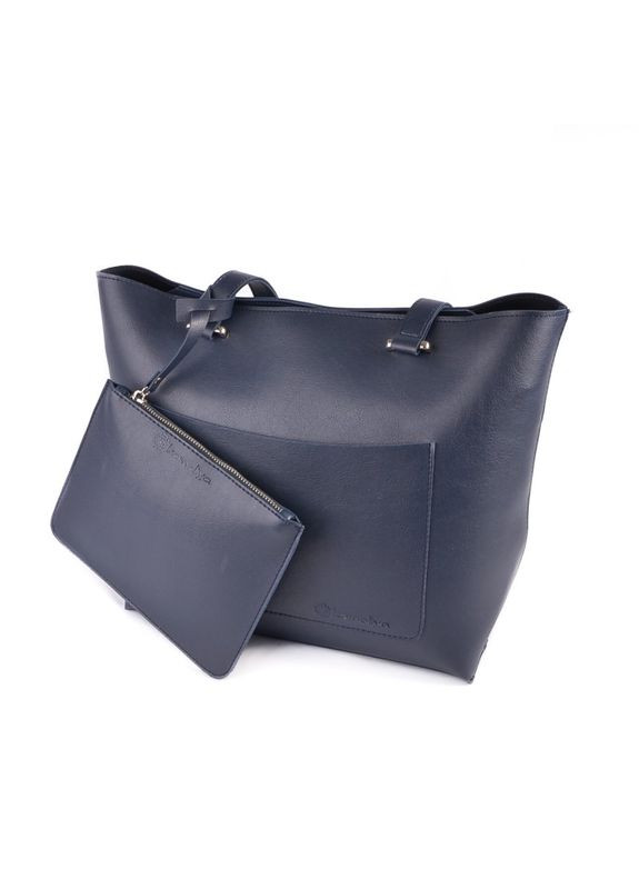 Сумка з косметичкою жіноча синя код 25-245 PTR No Brand (317763233)