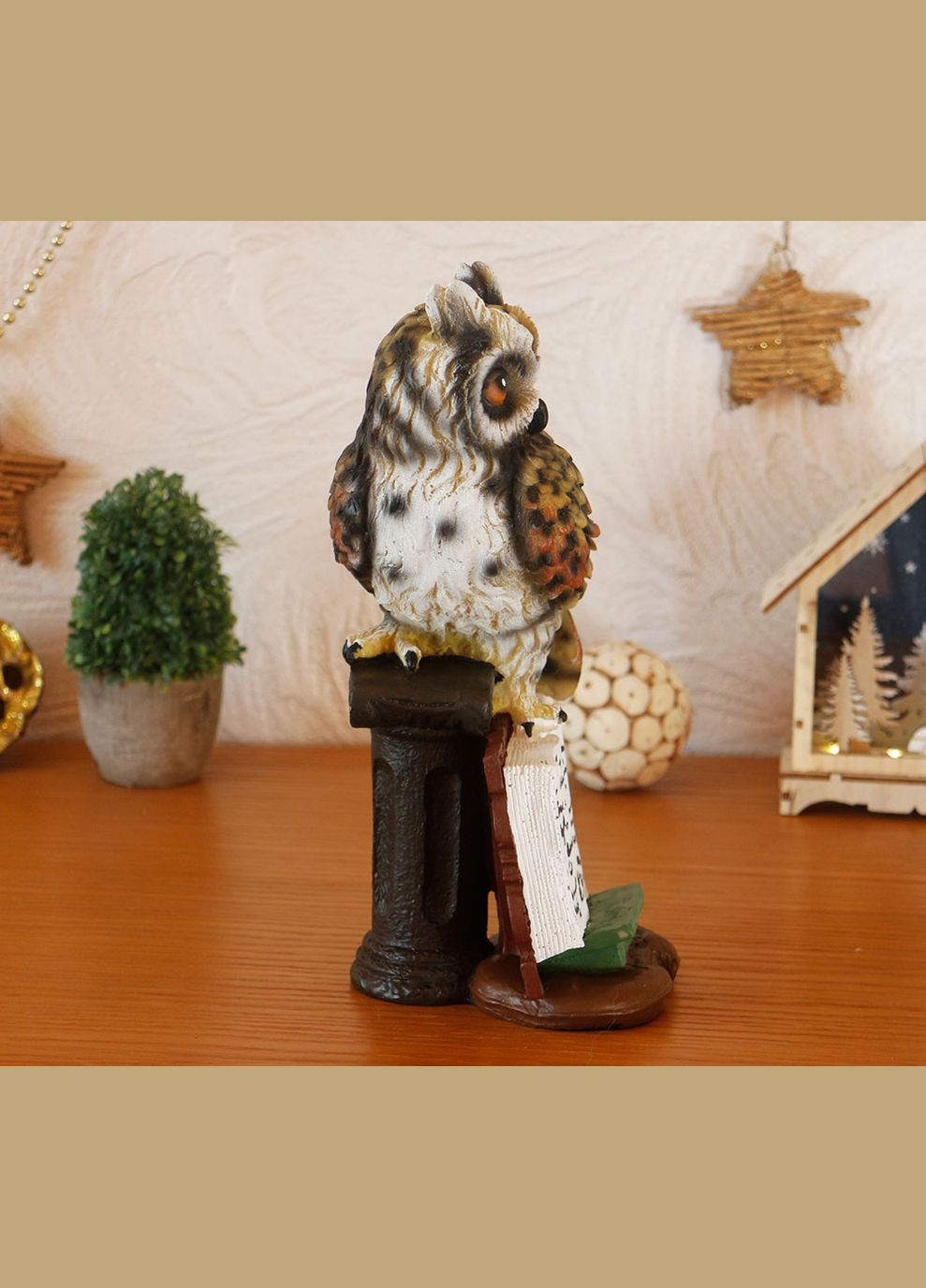 Сова на колоні 27 см (СП203 цв) Гранд Презент (282743564)