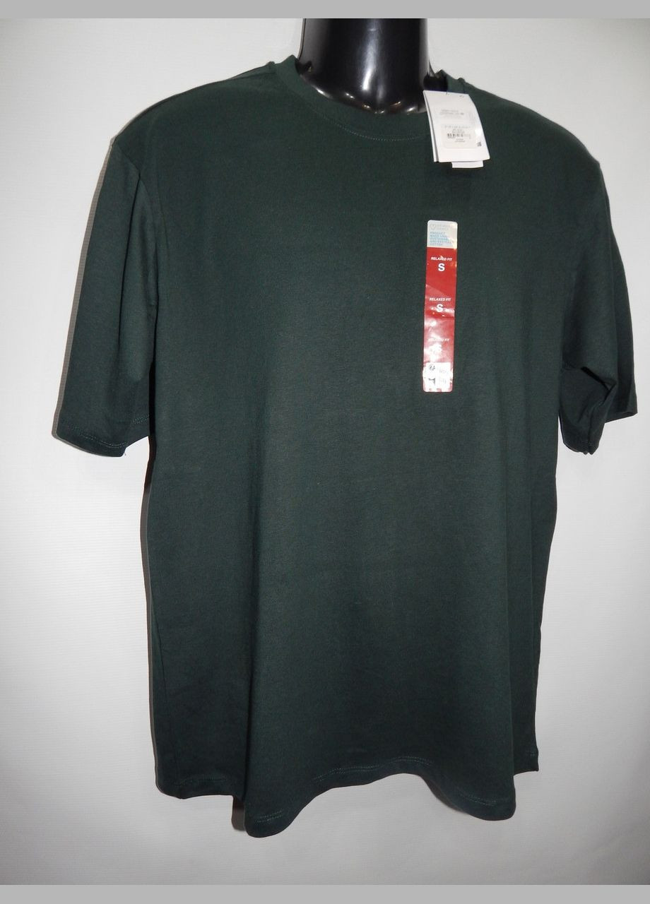 Зелена чоловічі футболки regular fit оригінал р.48 102fmls (тільки у вказаному розмірі, тільки 1 шт) Primark