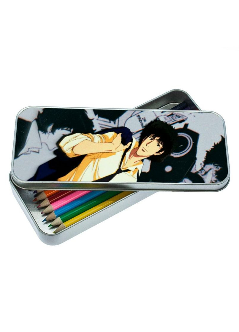 Органайзер для канцелярського приладдя металевий, кейс для дрібниць Ковбой Бібол #006 7*18 см Silver No Brand (309159150)