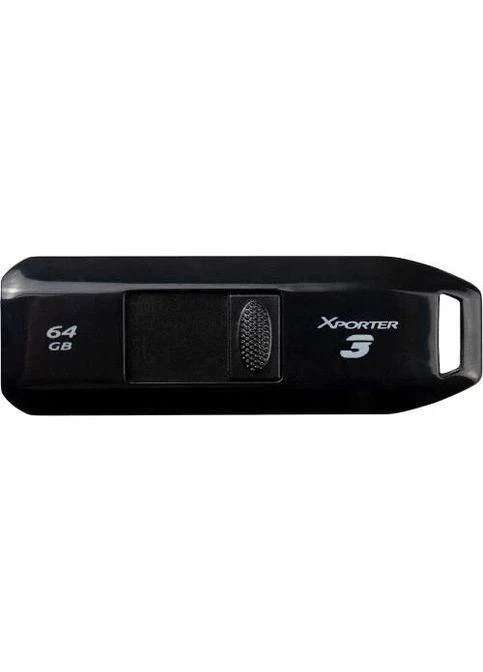 Флеш-накопитель USB 64Gb Xporter 3, Black, USB 3.2 Gen 1, до 80 МБ/с (PSF64GX3B3U) PSF64GX3B3U Patriot (395345810)