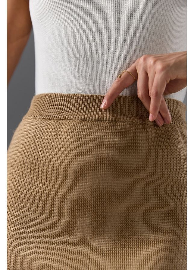 Спідниця зі шлицею 2774 Пісок Triko Bakh (368651158)