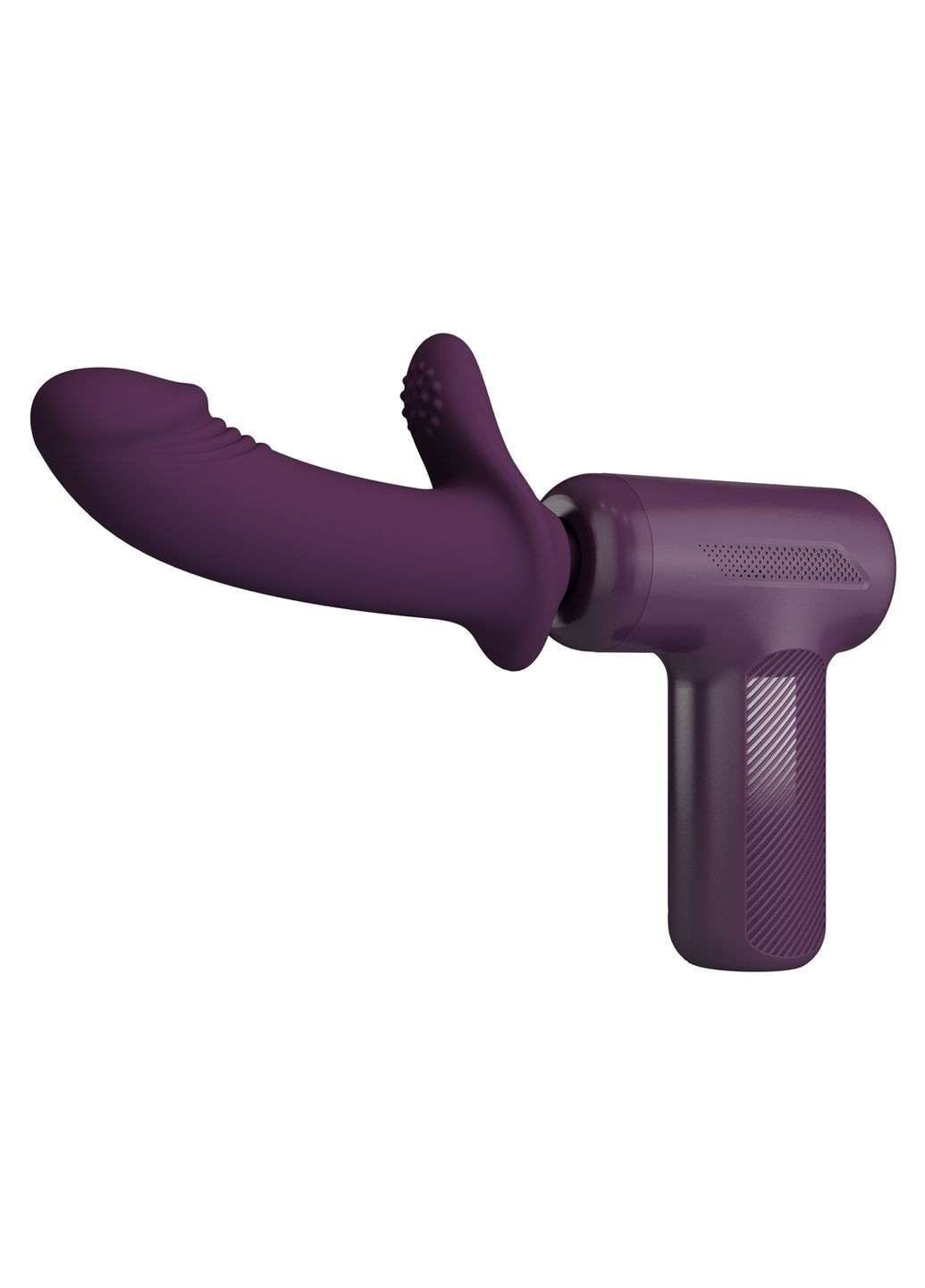 Вібромасажер пістолет Dj Doctor Massage Gun бузковий, 13.6 х 3.9 см Pretty Love (372511241)