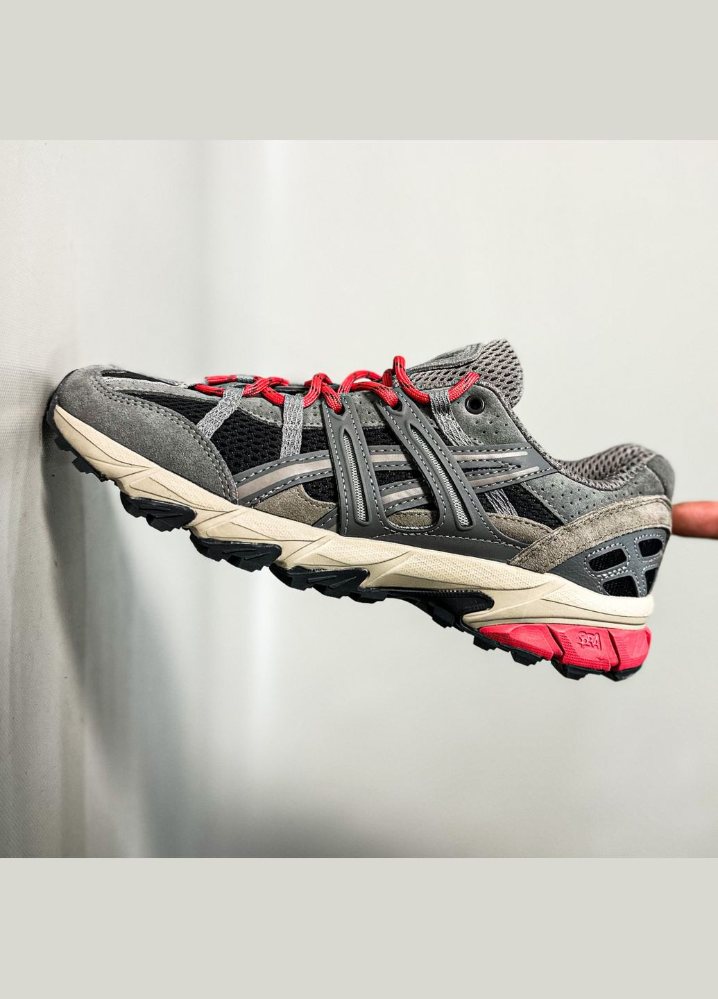 Сірі Осінні кросівки чоловічі і жіночі asics gel-sonoma 15-50 clay grey | асікс гель сонома 15-50 сірі No Brand