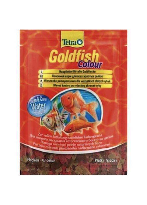 Goldfish Colour 12 г пластівці для Золотих риб Tetra (276973391)