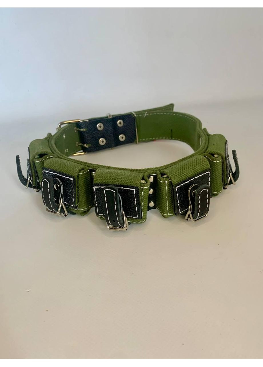 Ошейник тренерувальний "HappyPets", з карманами для обтяжувачів. d 16-23см (без вантажів) No Brand (344465317)