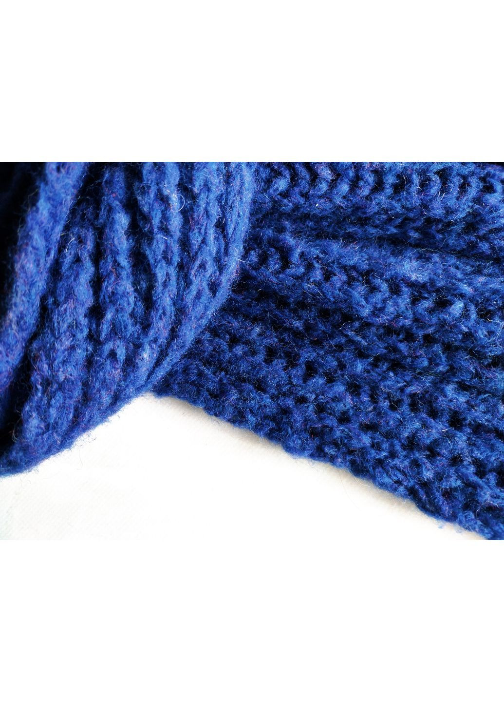 Вязаный шарф ручной работы цвета фуксии из мериноса No Brand (369160602)