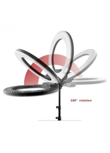 Кільцева лампа кольорова світлодіодна RGB 38 см LED MJ38 з пультом для селфі, блогерів, фото Ring Light (302890696)