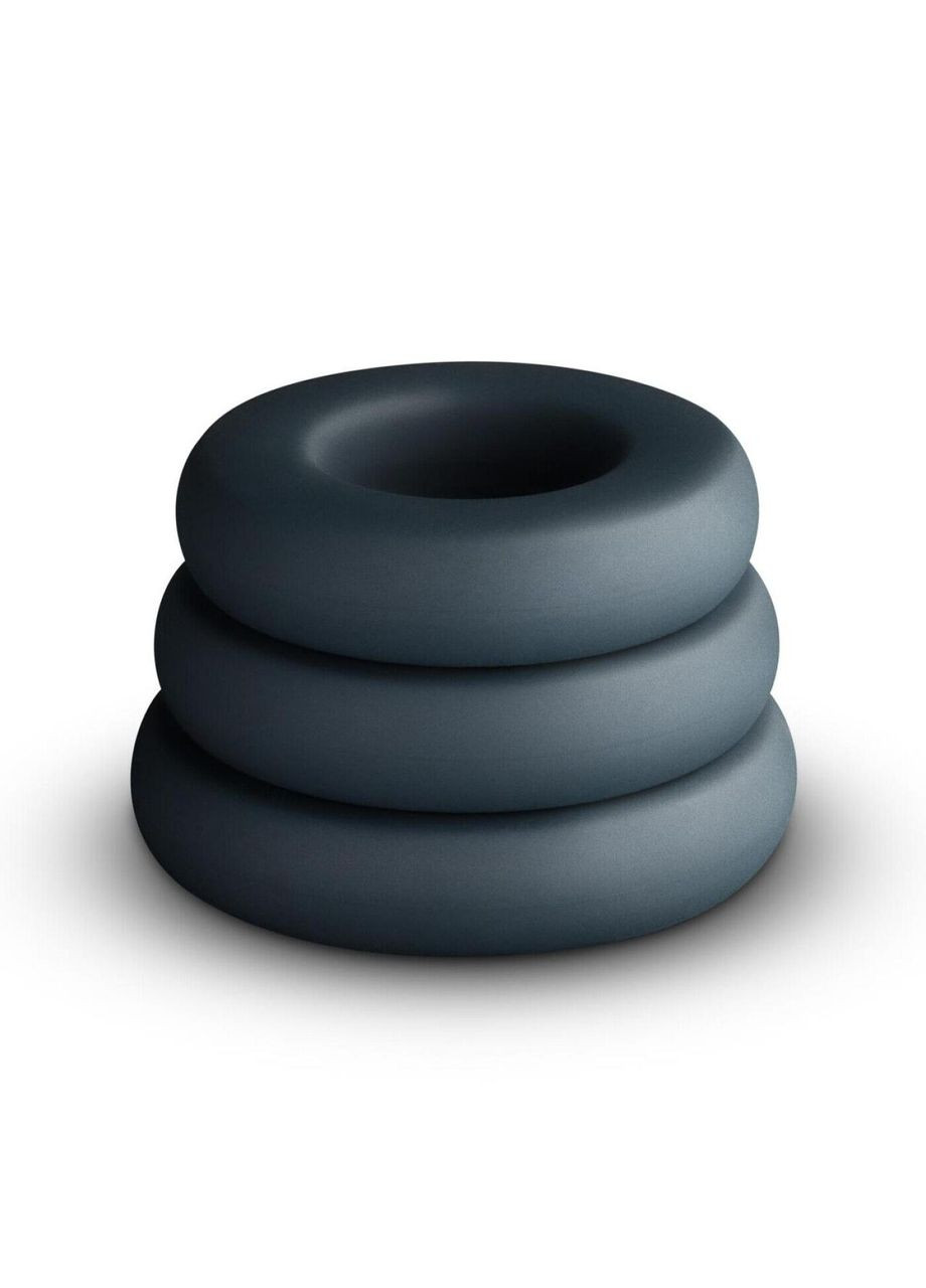 Набор эрекционных колец 3-Piece Hefty Cock Ring Set Boners (303880594)