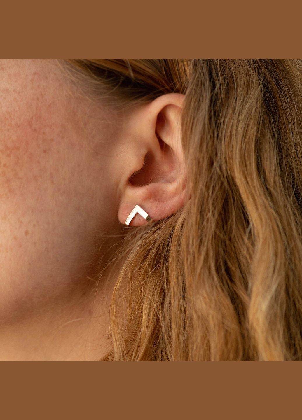 Золоті сережки - пусети Акцент с07444 Oniks (264644429)