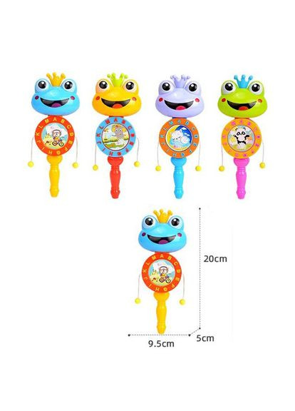 Дитяче брязкальце барабанчик "Жаба" 555-15 Bambi (366977957)