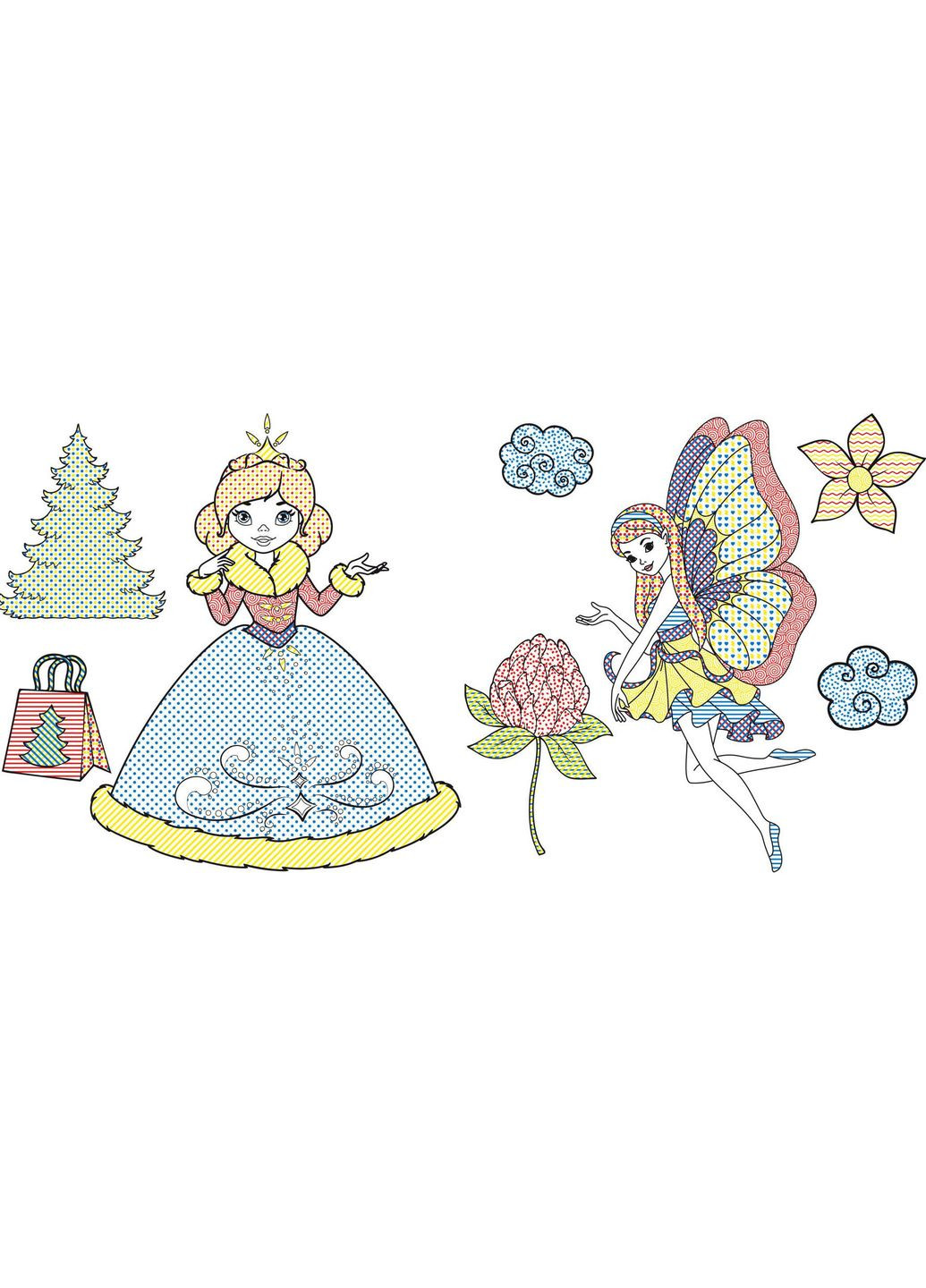 Принцессы и феи. Водные раскраски Кристал Бук F00023061 (352691073)