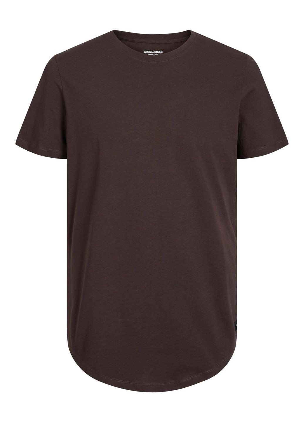 Темно-коричнева футболка basic,темно-коричневий,jack&jones Jack & Jones
