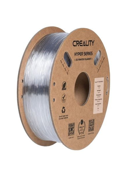 Пластик для 3D принтера Hyper PC Filament 1 кг 1.75 Transparent (3301070013) Creality (335808324)