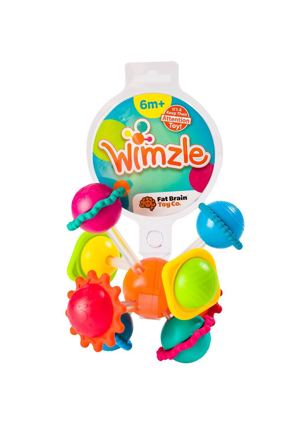 Игрушка-прорезыватель Wimzle Сенсорные шары () Fat Brain Toys F136ML (366725863)