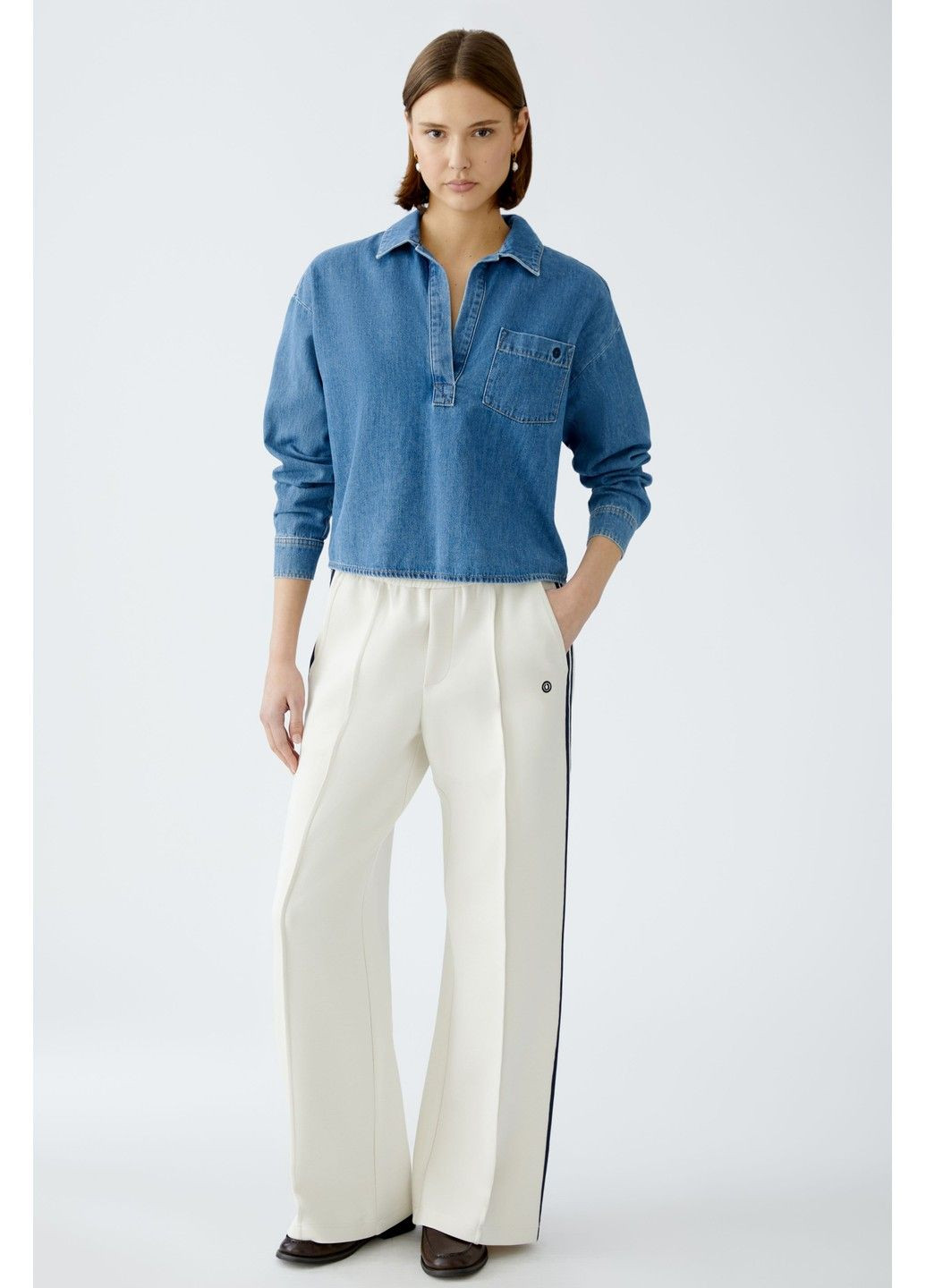 Женские брюки Белый Oui (342097805)