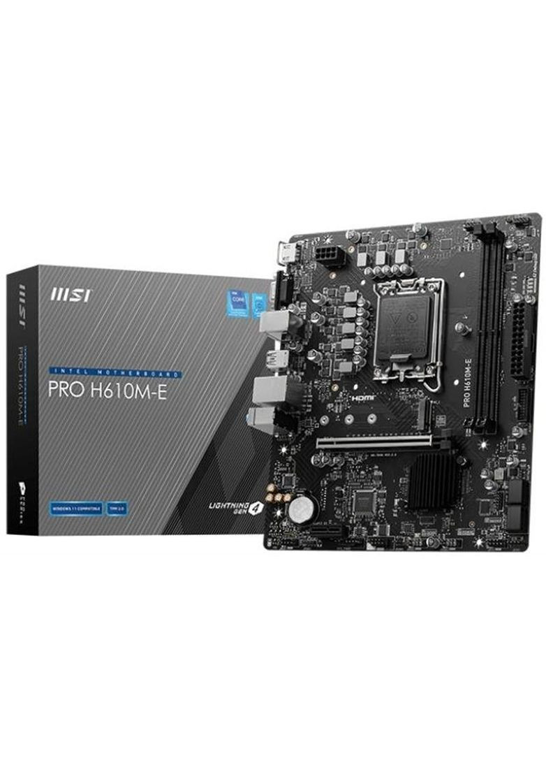 Материнська плата Pro H610M-E Socket 1700 MSI (336952455)