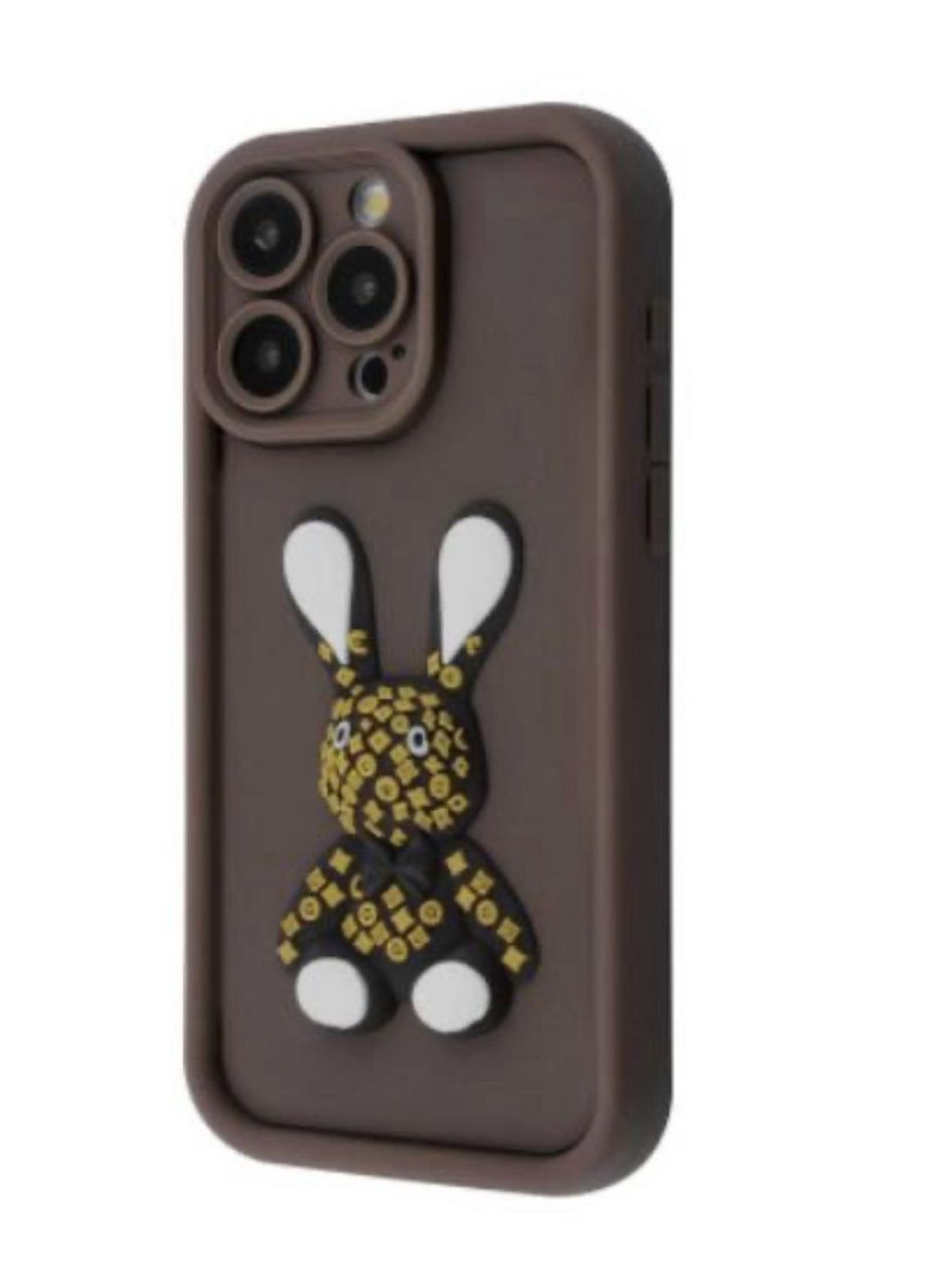 Чехол Pretty Things Case iPhone 12 Pro (brown/rabbit) Wave (369489401)