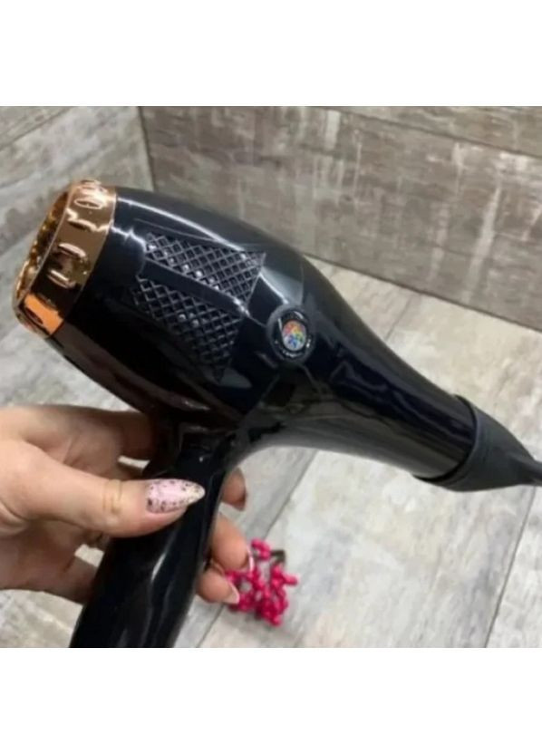 Фен для сушіння волосся Gemei 1800 Вт з 2 швидкісними режимами та 1 насадкою GM-1776 Geemy (369766353)