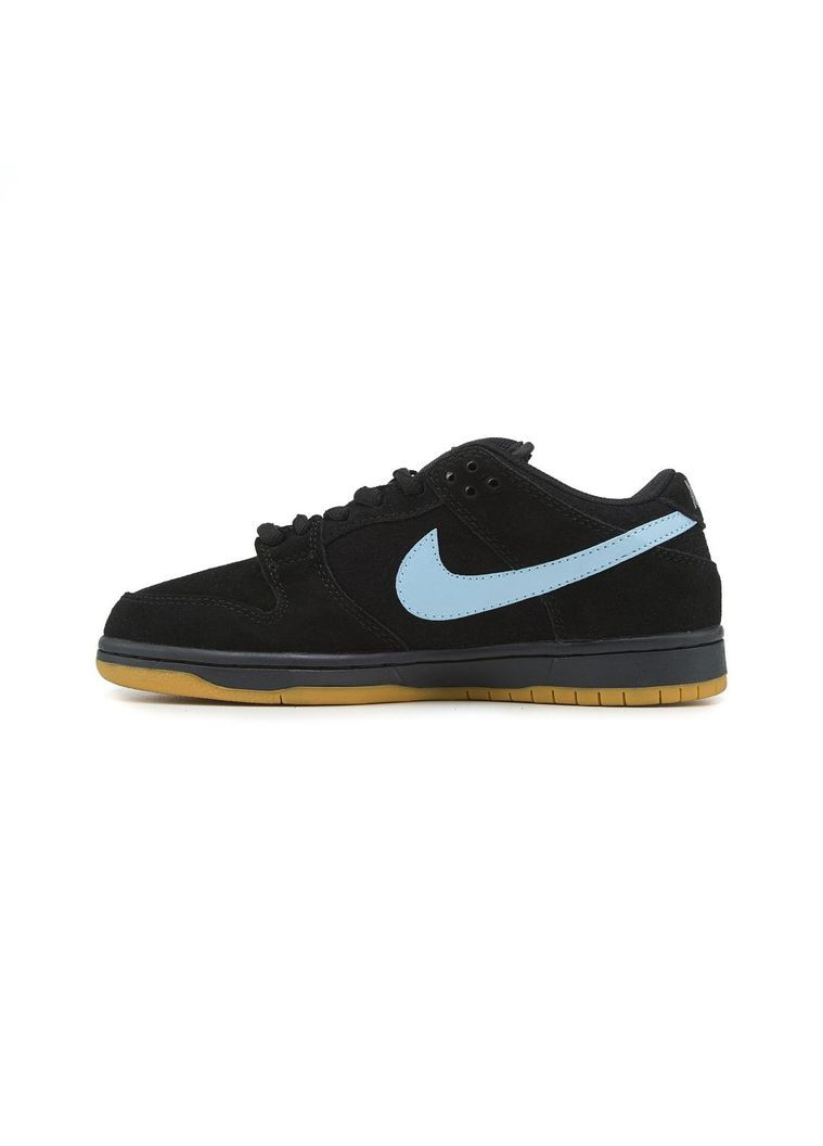 КРОСІВКИ ЖІНОЧІ NIKE SB DUNK LOW BLACK BLUE НАЙК СБ ДАНК No Brand чорні демісезони (369388159)