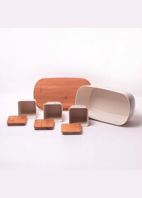 Хлібниця з контейнерами KM-1131 4 шт Kamille (364790444)