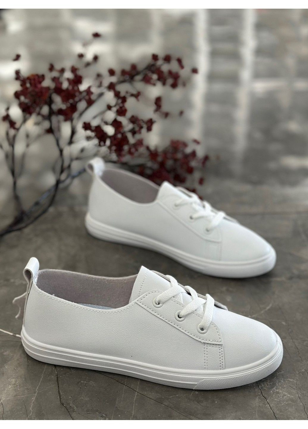 Білі шкіряні кеди xbp210-1 Stilli