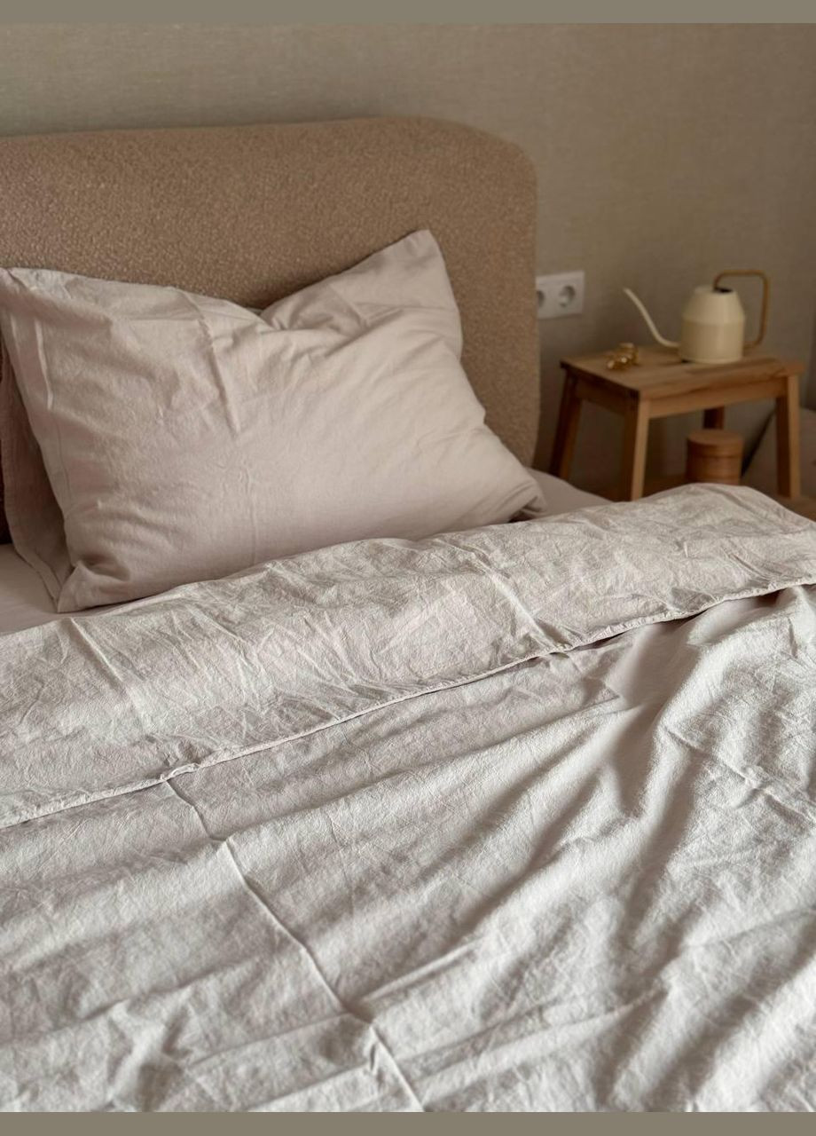 Постільна білизна бавовна Євро 200х220 наволочка 70х70 2шт Світло-рожевий (П4К-al-sikel-var-002-01) No Brand (348094899)