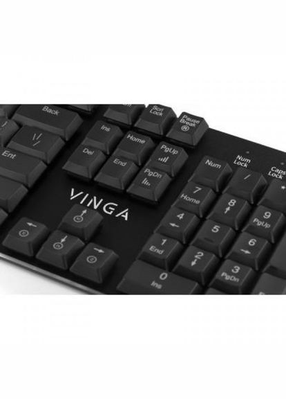 Клавіатура Vinga kbgm-395 black (268145074)