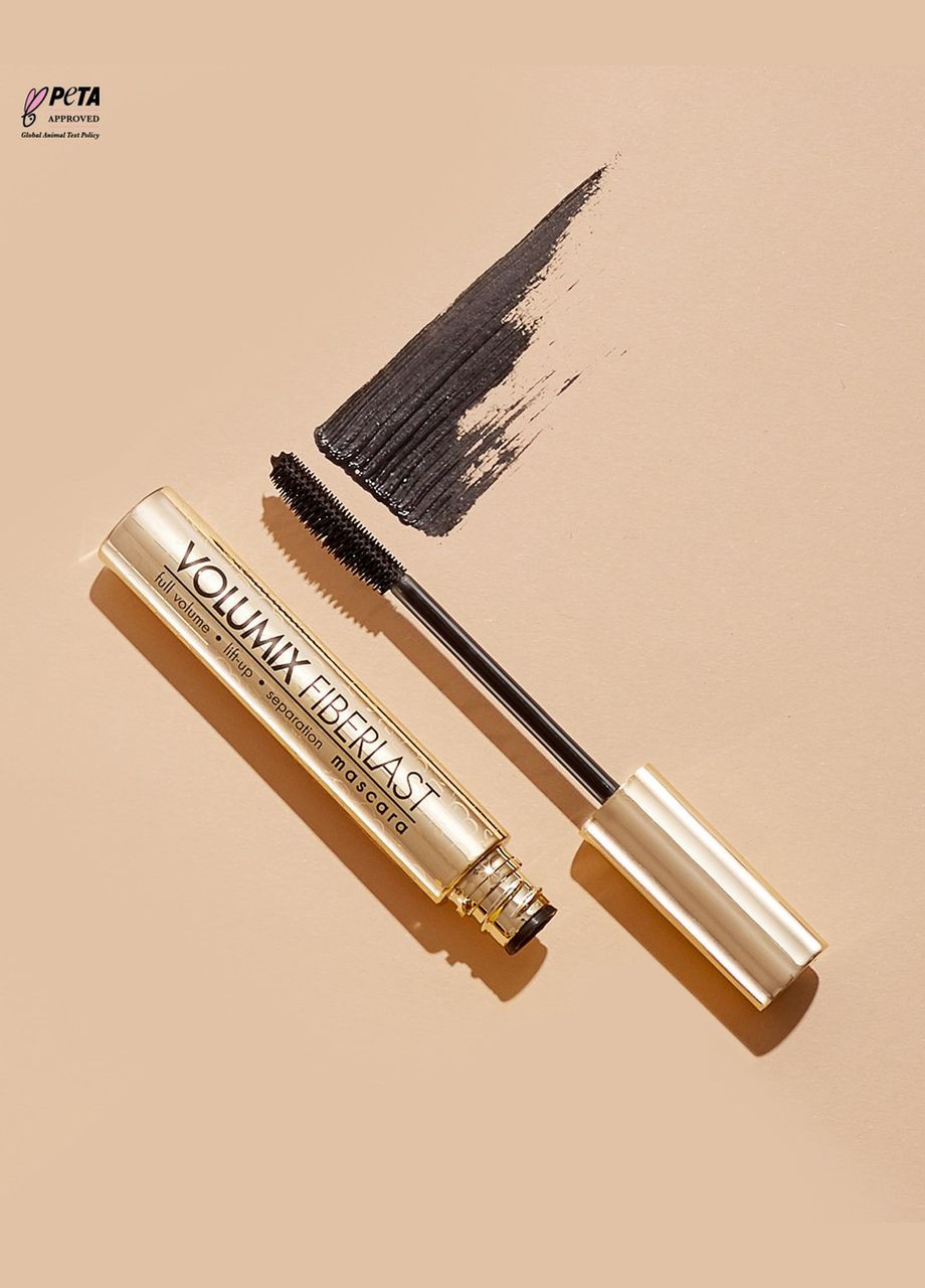 Тушь для ресниц VOLUME FIBERLAST объем и разделение 11 мл. золото 5532 Eveline Cosmetics (340110331)